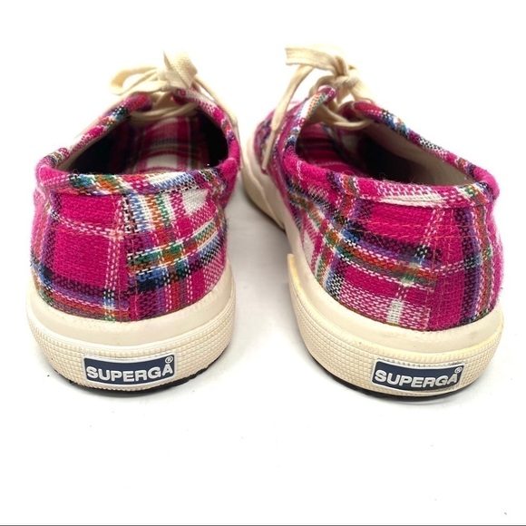 Superga pink 2750 Classic Tweed Vulcanized Sneaker - Picture 6 of 11